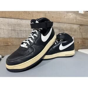 Nike Air Force 1 Mid '07 Black 2011 US size 13 315123-010 *vintage* RARE